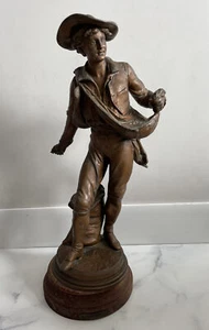 Fabrication Francaise Paris “SEMEUER” ‘par Doriot, sculpt’ Art sculpture Bronze - Picture 1 of 11