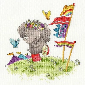 Kit Punto De Cruz Elly Party Animal XEL4 Bothy Threads - Imagen 1 de 5