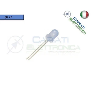 20 pz Led 5mm Blu luce Diffusa 2000 mcd alta luminosità - Foto 1 di 1