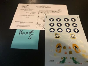 Super Scale International #48-392 49th Fighter Group P-40 Es @ - Imagen 1 de 1