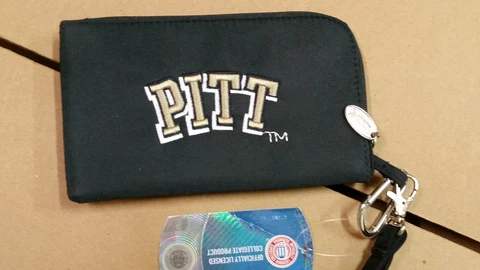 Pitt Panthers ID Wallet Wristlet Cell Phone Case Charm 14 Purse Cover