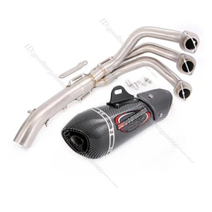 Tubo silenciador sistema escape completo para Yamaha MT-09 FZ09 XSR900 Tracer 2014-2020 - Imagen 1 de 12