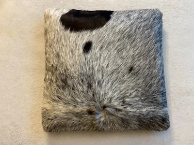 Funda Cojín Almohada Piel Vaca 16" x 16" - Nueva y Hermosa - Artículo 2588 Foto 1 de 2
