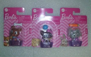 3 Barbie Doll Pets~*~Puppy, Kitten & Bunny~*~By Mattel~*~Great Cake Toppers - Picture 1 of 6
