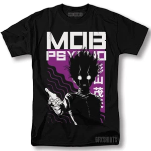 Mob Psycho 100 Shigeo Kageyama Shirt Dimple Anime Manga Graphic T-Shirt - Picture 1 of 1