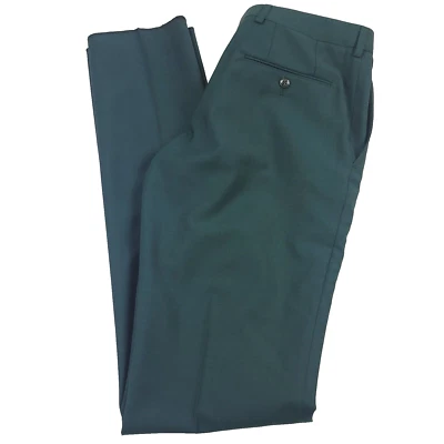 $248 Robert Graham Russell современный крой темно-зеленый шерсти брюки мужской размер 38R - Изображение 1 из 4