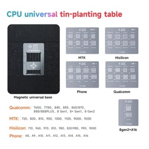 Xinzhizao XZZ L23 CPU Reballing Schablone Plattform Set für iPhone A8-A16 Android - Bild 1 von 16