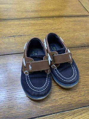 Ralph Lauren Polo Bebé Barco Zapatos Talla Niño 5 Foto 1 de 4