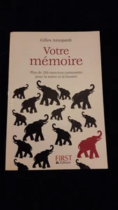 VOTRE MEMOIRE PLUS DE 200 EXERCICES GILLES AZZOPARDI SCIENCES/MEDECINE/HOMME 600 - Imagen 1 de 2