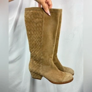 Ash brown woven boots size 8 - Picture 1 of 9