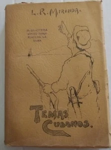 1942 Temas Cubanos Luis Rodolfo Miranda Cuba 1898 Independence War Signed - Bild 1 von 12