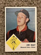 1963 Fleer Jim Kaat Card #22 Minnesota Twins