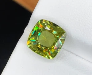 Vibrant 3.88ct Yellowish Green Sphene | Natural from Madagascar - Picture 1 of 7