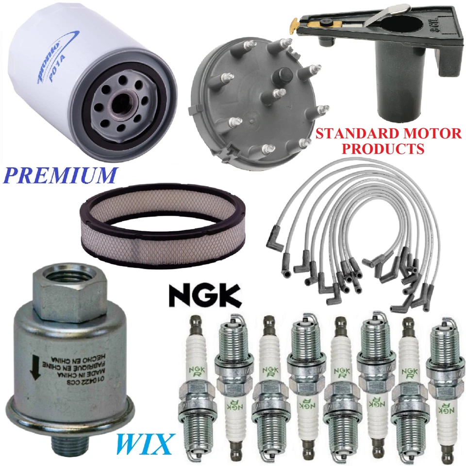Tune Up Kit Filters Cap Wire Plugs For FORD F-250 V8 5.8L W/EEC IV 1984-1985 - Image 1 of 1