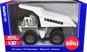 Liebherr T 264 Mining Truck White 1/87 (HO) Diecast Model by Siku - Picture 1 of 12