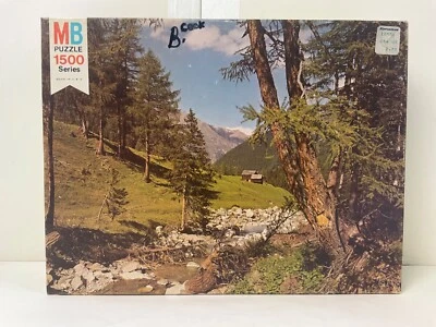 NEW 1500 Piece Puzzle *Woodland Serenity* Series River Creek Farm Woods Mountain - Image 1 of 4