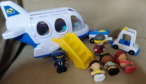Carro de equipaje Fisher Price Little People Jet Plane luces y sonidos. - Imagen 1 de 10