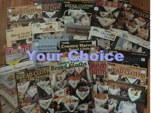 BREAD CLOTHS, JAR LIDS, MUG, counted cross stitch charts - YOUR CHOICE - Picture 1 of 23