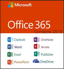 MS Office 365 Pro 5 PC 5 MAC office2019/2016 Lifetime - New Account -Complete