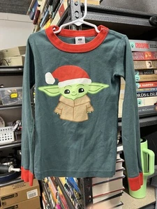 Hanna Andersson Boys 130 Size 8 Star Wars Yoda Print Pajama Top - Picture 1 of 2