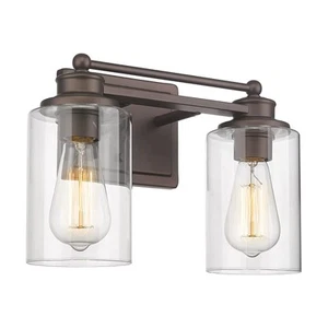 Vanity Lights for Bathroom, HWH Farmhouse 2 Light Vanity Wall Lamp with Oil-R... - Picture 1 of 6