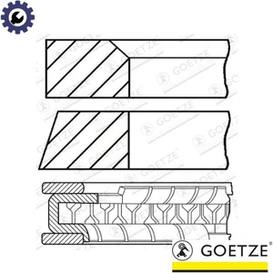 4x PISTON RING KIT 08-785506-00 FOR FIAT 126A1.048/000 141A.000 0.7L 2cyl 126 - Picture 1 of 8