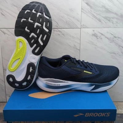 Brooks адреналин GTS 24 мужской размер 9,5 синий Peacoat черный острый зеленый - Изображение 1 из 4