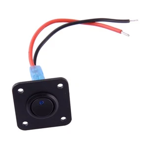 Panel de interruptor basculante de palanca de 1 marcha luz LED azul para coche barco marino RV nuevo - Imagen 1 de 5