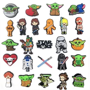 여25Pcs Star Wars Mandalorian Croc Shoe Charms Jibbitz Accessories PVC Rubber - Picture 1 of 7