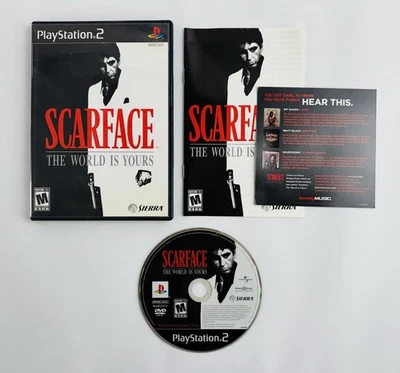Scarface: The World is Yours (Sony PlayStation 2, 2006) CIB - Image 1 of 4