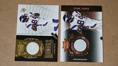 2019-PLATES & PATCHES-RANDY MOSS HONORS JERSEY/175-GAME WORN JERSEY /299-VIKINGS - Image 1 of 4