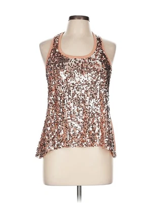 Love Tease Women Brown Sleeveless Blouse L - Image 1 of 4
