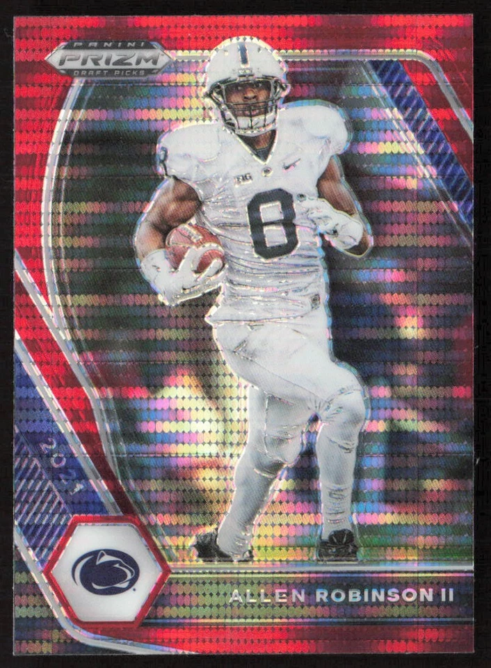 2021 Panini Prizm Draft Red Pulsar Allen Robinson II #41 Penn St. - Image 1 of 2