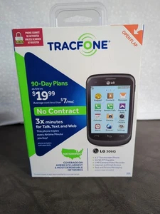 Teléfono celular Straight Talk LG 306G - negro (TracFone) bloqueado sin contrato NUEVO - Imagen 1 de 6