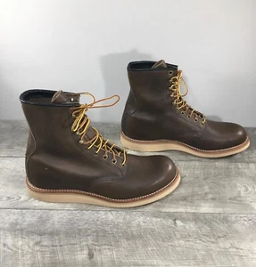 Stivali da uomo Red Wing 2941 7" Farmer by Benjamin cioccolato fondente fondo di magazzino taglia 9 D - Foto 1 di 11