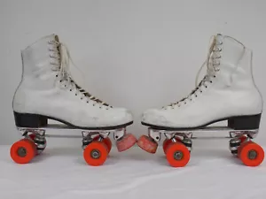 Men's Riedell Red Wing Roller Skates Sure Grip Plate trucks Wheels sz 9 - Picture 1 of 9