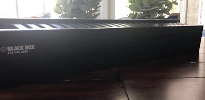 Horizontal Rackmount Cable Manager - 2U, 19", Single-Sided, Black RMT102A-R2 - Image 1 of 2