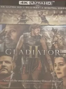 Gladiator 2 4k. No Bluray. No Slipcover. No Digital. - Picture 1 of 1