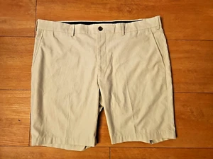 Hart Schaffner Marx Mens Shorts Sz 40 Beige Flat Front 9" Inseam - Picture 1 of 6
