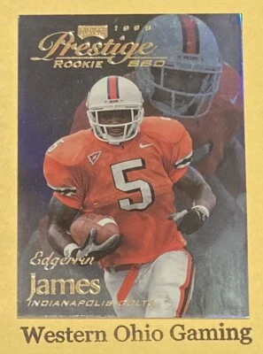 1999 Playoff Prestige SSD Edgerrin James #B164 Rookie Card - Image 1 of 2