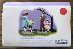 Department 56 Snow Village Figurenset "Dressed In Our Easter Best" #56.55327 - Bild 1 von 10