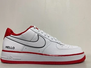 Nike Air Force 1 '07 LX White University Red CZ0327-100 Men's size 15 - Picture 1 of 8