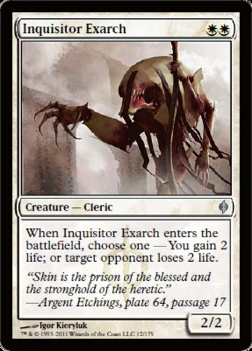 Inquisitor Exarch ~ Near Mint New Phyrexia MTG Magic UltimateMTG White Card - Image 1 of 1