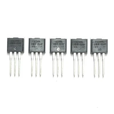 (PKG of 5) IRF9Z34NLPBF P-Channel MOSFET, -55V -12A, IR, TO-262 - Image 1 of 4