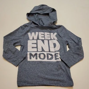 Weekend Mode Blue Pullover Lightweight Hoodie Youth Boys XS 4 Good Condition - Picture 1 of 9