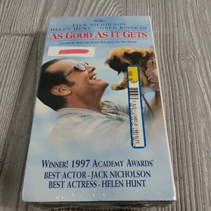 VHS - NEW & SEALED - AS GOOD AS IT GETS (1997) Jack Nicholson & Helen Hunt - Picture 1 of 2