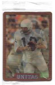 Paquete sellado postal Johnny Unitas Raymond Berry Baltimore Colts 2002 holograma #4 - Imagen 1 de 2