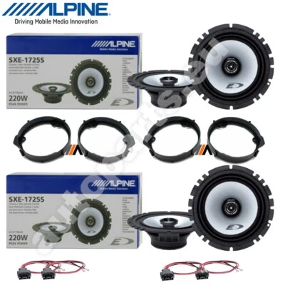 Kit De 4 Haut-Parleurs Alpine Avant Et Arrière Pour Mercedes GLA (H247) - Photo 1/4