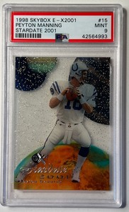 1998 SKYBOX E X2001 STARDATE 2001 #15 PEYTON MANNING RC COLTS PSA 9 MINT 993