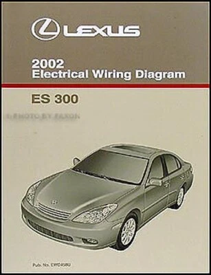 2002 Lexus Es 300 Diagramme Câblage Manuel Original ES300 Électrique Schématique - Photo 1/2